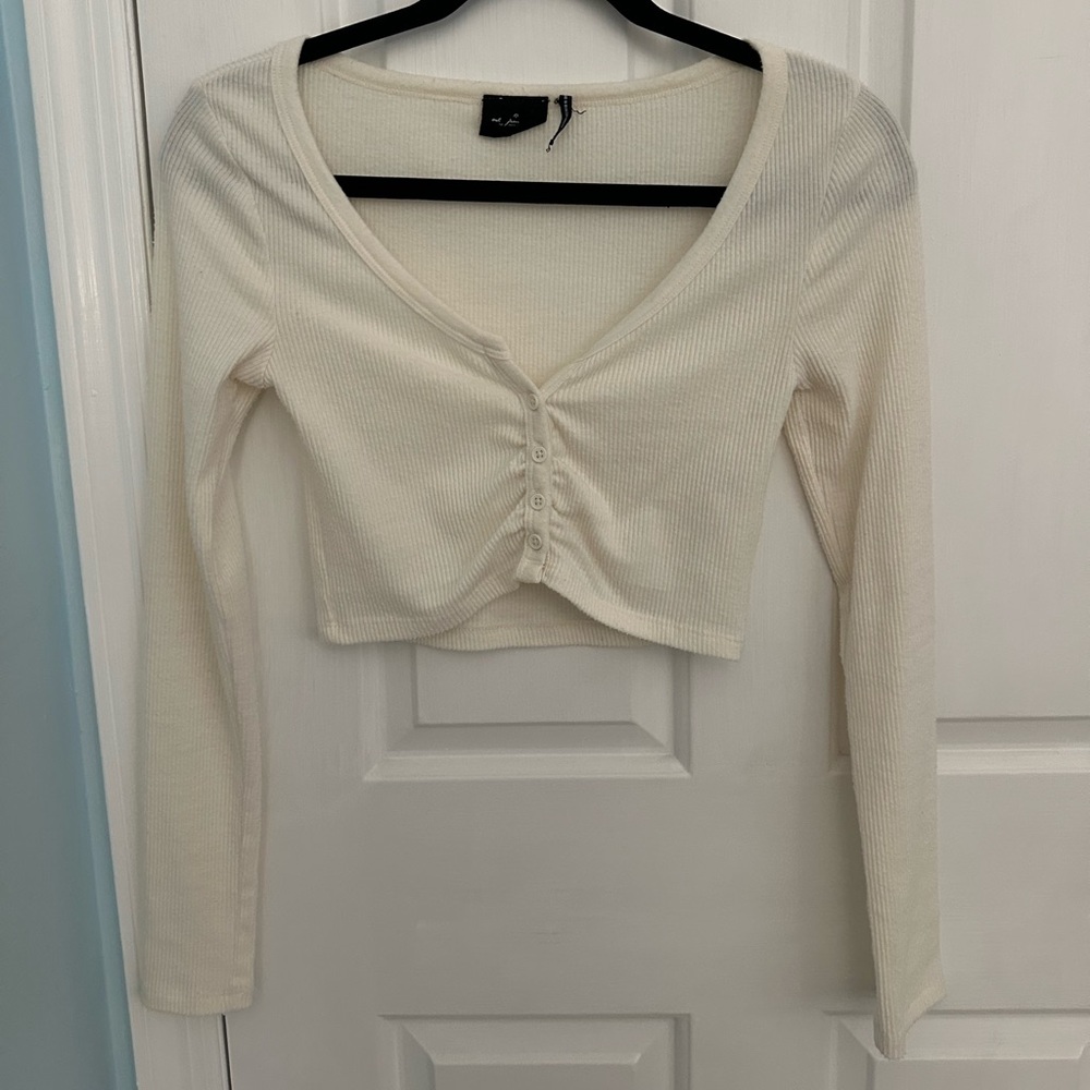 Urban outfitters long sleeve crop